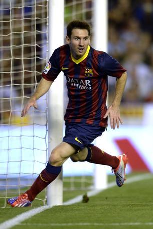 Al terzo posto, Lionel Messi. 13 mln a stagione per il gioiello del Barcellona. AFP